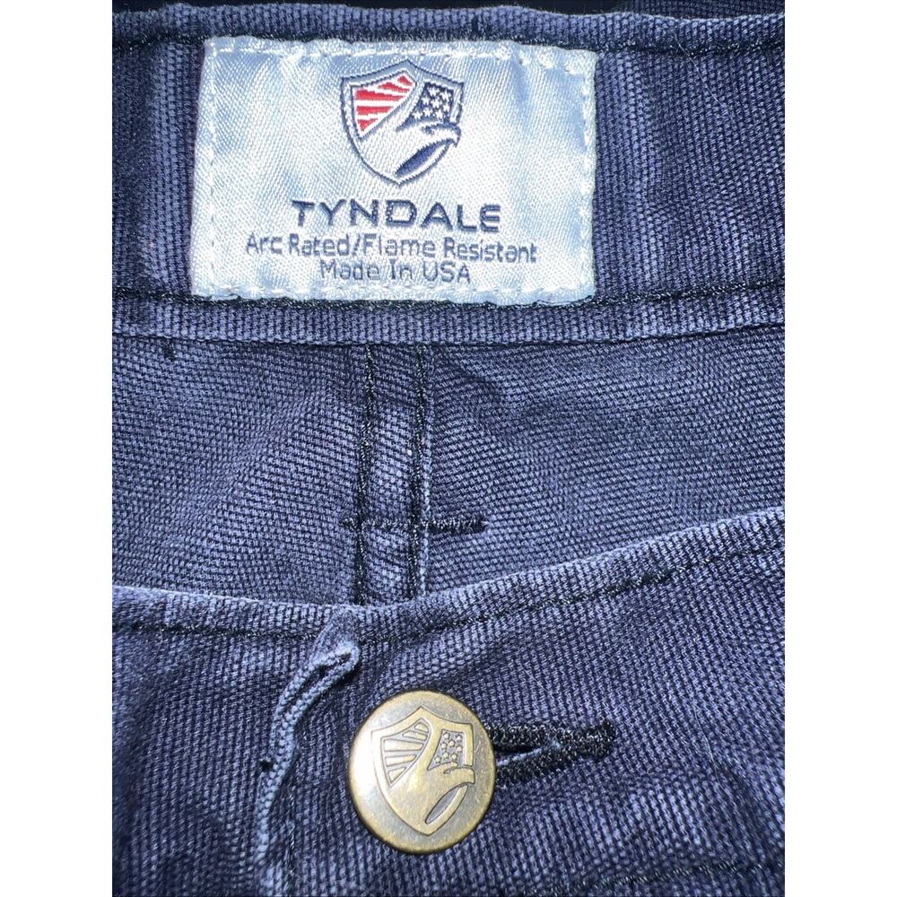 Tyndale FR Flame Resistant Cargo Pants 36x32 Navy Arc Rated CAT 2 NFPA 2112 USA - Picture 3 of 11
